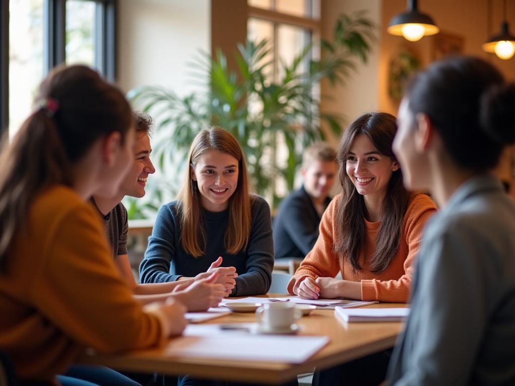 Classe de conversation française en immersion